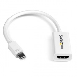StarTech.com Convertidor de Video Mini DisplayPort Macho - HDMI Macho, Blanco, para MacBook Pro 