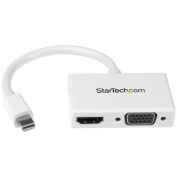 StarTech.com Adaptador Mini DisplayPort 1.2 - HDMI/VGA, 1080p, Blanco 
