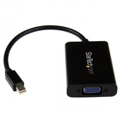StarTech.com Adaptador de Video Mini DisplayPort - VGA con Audio, Negro 