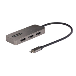 StarTech.com Divisor HDMI, 1 x USB-C Entrada, 3x HDMI Salida 