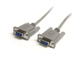 StearTech.com Cable Serial DB9 Hembra - Serial DB9 Hembra, 1.8 Metros, Gris 