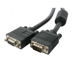 StarTech.com Cable Coaxial de Video VGA para Pantalla de Alta Resolución - DB15 M a H, 15.2m 