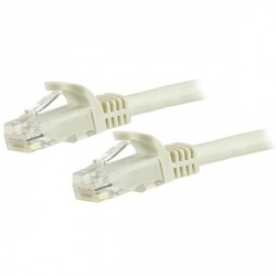 StarTech.com Cable Patch Cat6 UTP sin Enganches RJ-45 Macho - RJ-45 Macho, 3 Metros, Blanco  