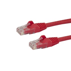 StarTech.com Cable Patch Cat6 UTP sin Enganches RJ-45 Macho - RJ-45 Macho, 50cm, Rojo  
