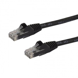StarTech.com Cable Patch Cat6 UTP sin Enganches RJ-45 Macho - RJ-45 Macho, 5 Metros, Negro  
