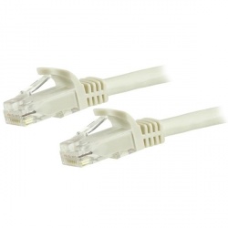 StarTech.com Cable Patch Cat6 UTP sin Enganches RJ-45 Macho - RJ-45 Macho, 4.3 Metros, Blanco  