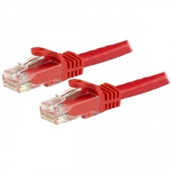 StarTech.com Cable Patch Cat6 UTP sin Enganches RJ-45 Macho - RJ-45 Macho, 30cm, Rojo  
