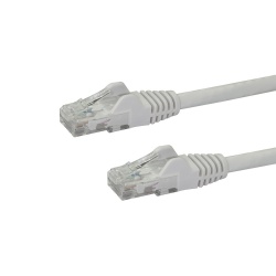 StarTech.com Cable Patch Cat6 UTP sin Enganches RJ-45 Macho - RJ-45 Macho, 30cm, Blanco 