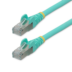 Startech.com Cable Patch Cat6a S-FTP, RJ-45 Macho - RJ-45 Macho, 3 Metros, Aguamarina 