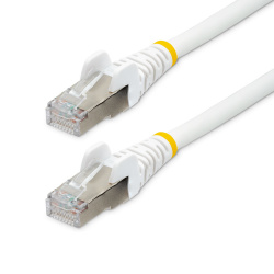 Startech.com Cable Patch Cat6a S-FTP,  RJ-45 Macho - RJ-45 Macho, 1.5 Metros, Blanco 