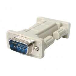StarTech.com Adaptador Serial DB9 RS-232 de Módem Nulo, Macho a Macho 