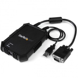 StarTech.com Switch KVM de Portátil a Servidor, USB+VGA, 1 Puerto 
