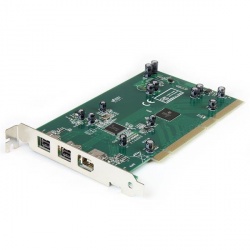 StarTech.com Tarjeta PCI PCI1394B, Alámbrico, con 3 Puertos FireWire 