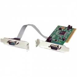StarTech.com Tarjeta PCI PCI2S550, Alámbrico, con 2 Puertos RS323 
