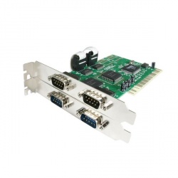 StarTech.com Tarjeta PCI PCI4S550N, Alámbrico, con 4 Puertos RS232 