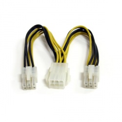 StarTech.com Cable de Poder PCI Express 6-pin Hembra - 6-pin Macho, 15 cm 