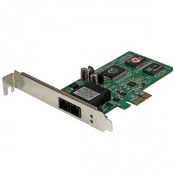 StarTech.com Tarjeta de Red Ethernet PCI Express de Fibra SC Multimodo, 550m 