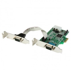 StarTech.com Tarjeta PCI Express Nativo de Perfil Bajo de 2 Puertos Serie RS232 con UART 16550 ― ¡Envío gratis limitado a 10 unidades por cliente! 
