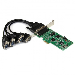 StarTech.com Tarjeta PCI Express PEX4S232485, 4 Puertos Seriales 