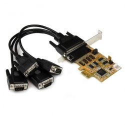 StarTech.com Tarjeta PCI Express PEX4S553B, 4x RS-232 