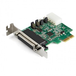 StarTech.com Tarjeta PCI Express PEX4S953LP, Alámbrico, 1x DB-9, 921.6Kbit/s 