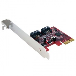 StarTech.com Tarjeta PCI Express, PEXSAT32, Alámbrico, 2x SATA 