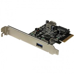 StarTech.com Tarjeta PCI Express de 2 Puertos USB 3.1 Gen 2 USB-A 1x Externo y 1x Interno 