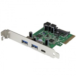 StarTech.com Tarjeta PCI Express, USB 3.0 - 3.1, 10 Gbit/s 