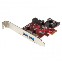 StarTech.com Tarjeta PCI Express PEXUSB3S2EI, 2x USB 3.0, 5Gbit/s 