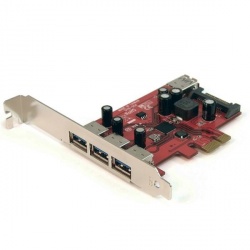 StarTech.com Tarjeta PCI Express PEXUSB3S4, Alámbrico, con 4 Puertos USB 3.0 