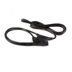 StarTech.com Cable de Poder C14 Macho - 2x C13 Hembra, 3 Metros, Negro 