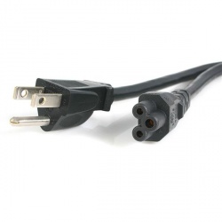 StarTech.com Cable de Poder NEMA 5-15P Macho - C5 Hembra, 92cm, Negro 
