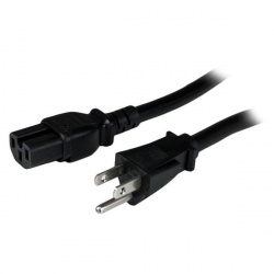 StarTech.com Cable de Poder NEMA 5-15P Macho - C15 Macho, 2.4 Metros, Negro 