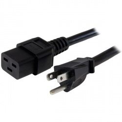 StarTech.com Cable de Poder NEMA 5-15P Macho - C19 Hembra, 90cm, Negro 