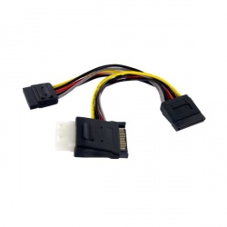 StarTech.com Adaptador SATA Macho - SATA/LP4 Hembra 