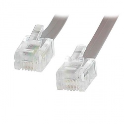 StarTech.com Cable Telefónico RJ25FT, RJ11 Macho - RJ11 Macho, 7.6 Metros, Gris 