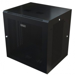 StarTech.com Gabinete Abisagrado de Pared 12U, hasta 90kg, Negro 