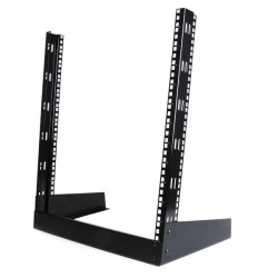 StarTech.com Rack Armario Bastidor Abierto de Escritorio para Servidores de 2 Postes para 12U, 19'' 