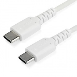 StarTech.com Cable USB-C Macho - USB-C Macho, 1 Metro, Blanco 
