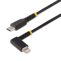 Startech.com Cable de Carga Certificado MFi, USB-C - Lightning, 1 Metro, Negro, para iPhone/iPad 