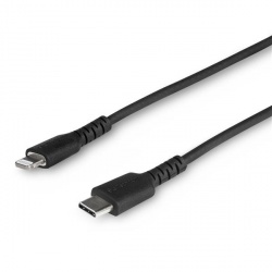 StarTech.com Cable de Carga Certificado MFi Lightning Macho - USB-C Macho, 1 Metro, Negro, para iPod/iPhone/iPad 