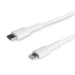 StarTech.com Cable de Carga Certificado MFi Lightning Macho - USB-C Macho, 1 Metro, Blanco, para iPod/iPhone/iPad 