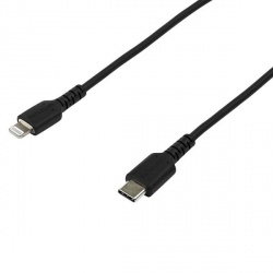 StarTech.com Cable de Carga Certificado MFi Lightning Macho - USB-C Macho, 2 Metros, Negro, para iPod/iPhone/iPad 