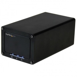 StarTech.com Gabinete para 2 Discos Duros S252BU313R, 2.5'', SATA, USB 3.1, 10 Gbit/s, Negro 