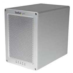 StarTech.com Gabinete Thunderbolt 2 con 4 Bahías RAID, 3.5'', Carcasa con Ventilador y Cable Incluído 