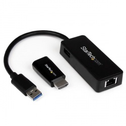 StarTech.com Juego de Adaptadores HDMI - VGA y Ethernet Gigabit para Samsung Chromebook 2 y 3 