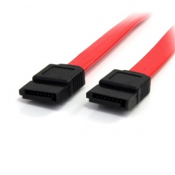 StarTech.com Cable SATA Hembra - SATA Hembra, 60cm, Rojo 