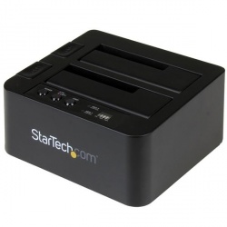 StarTech.com Docking Station con Función de Copiado Rápido de 2 Bahías, USB 3.1, SATA, 2.5''/3.5'' 