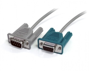StarTech.com Cable Serial DB9 FM Macho - DB9, 1.8 Metros, Gris 