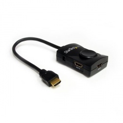StarTech.com Video Splitter HDMI de 2 Puertos con Audio 